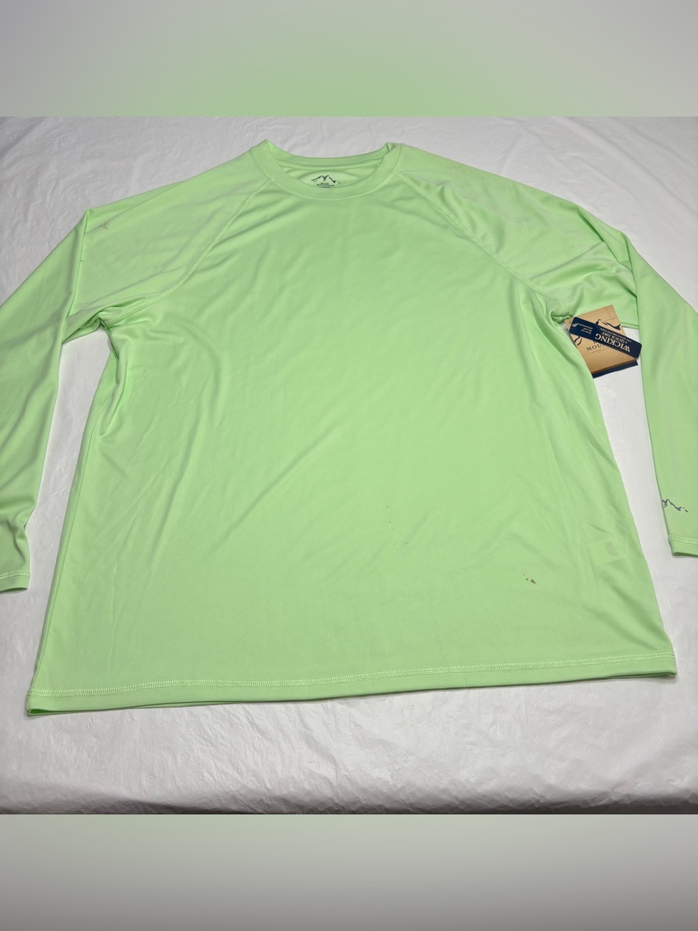 Blue Mountain Sun Defender Green Long Sleeve Crewneck Shirt Men’s XL